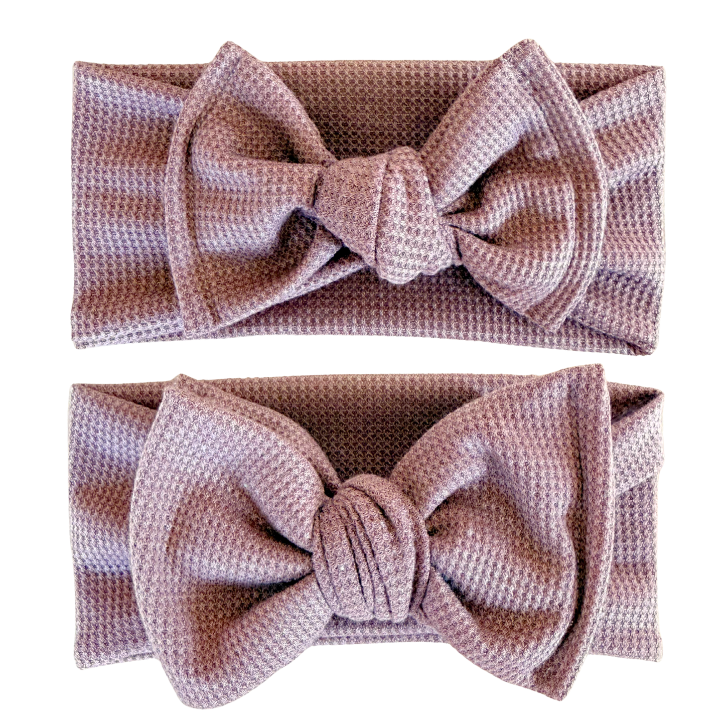 Heather Waffle Baby Headband