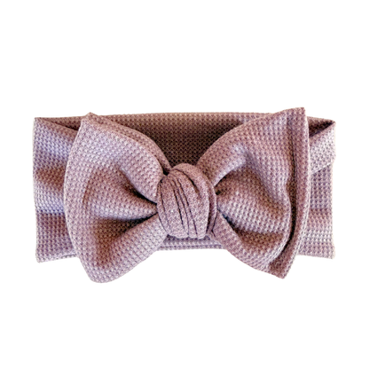 Heather Waffle Baby Headband