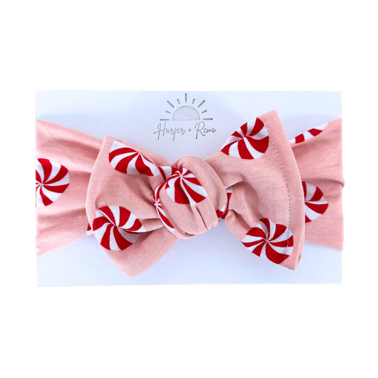 Pink Christmas Candies | Cotton Oversized Bow