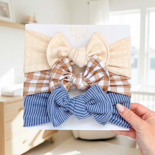 Boardwalk Babe | Summer Baby Bow Bundle