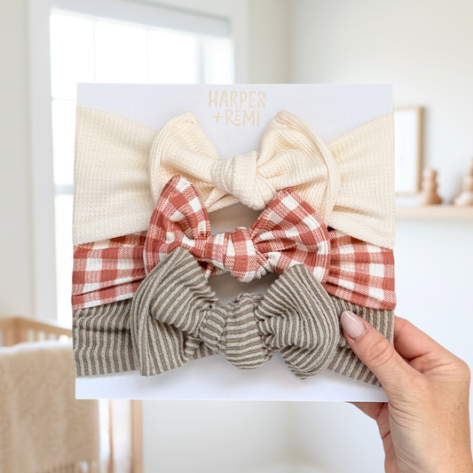 Strawberry Sands | Summer Baby Bow Bundle