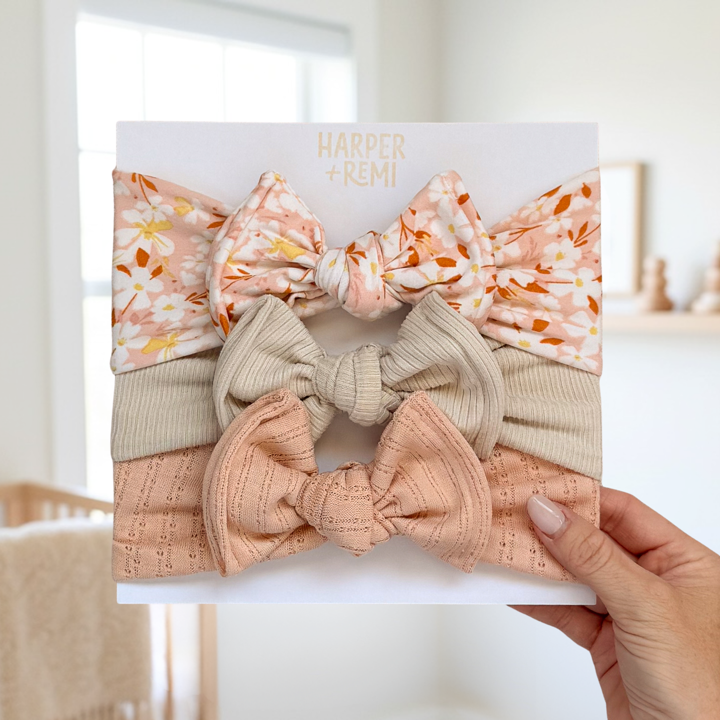 Pretty in Blush | Summer Baby Bow Bundle
