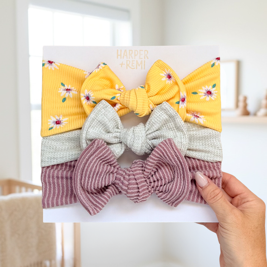 Daisy Daydream | Summer Baby Bow Bundle