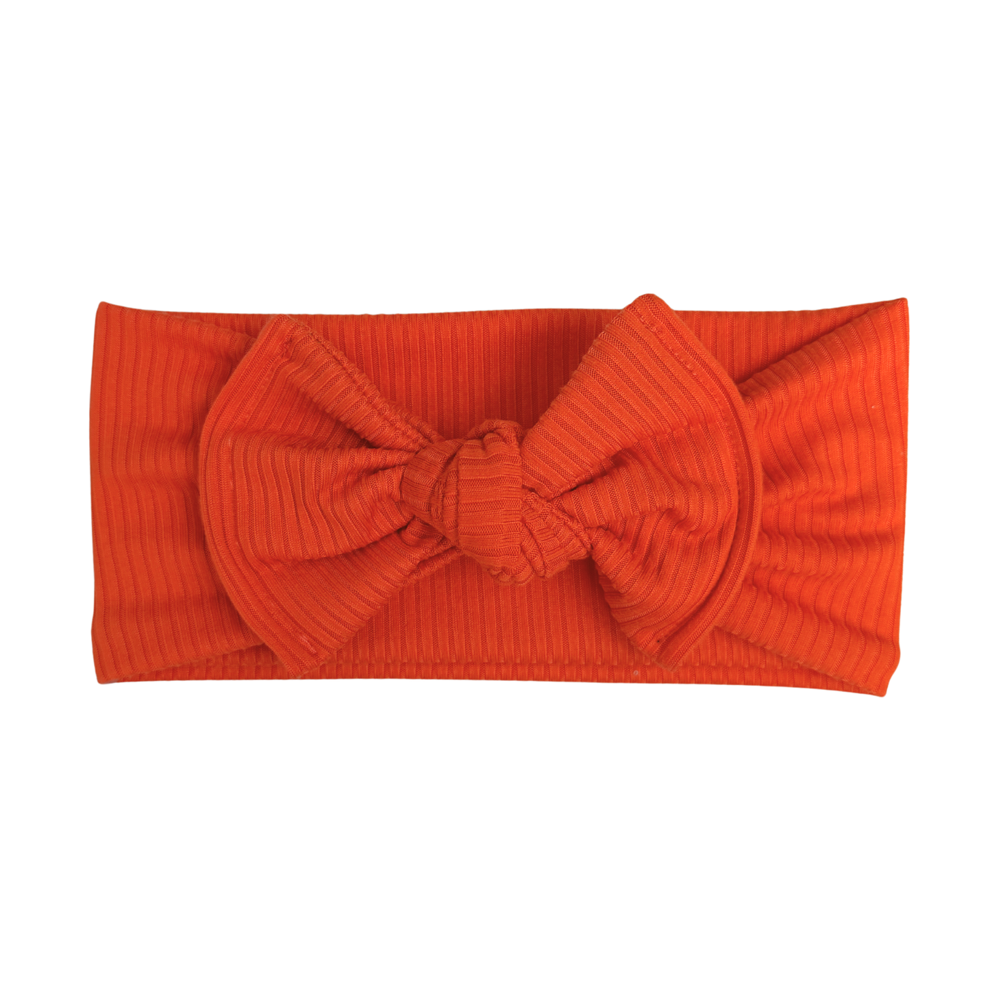Pumpkin Ribbed Baby Headband