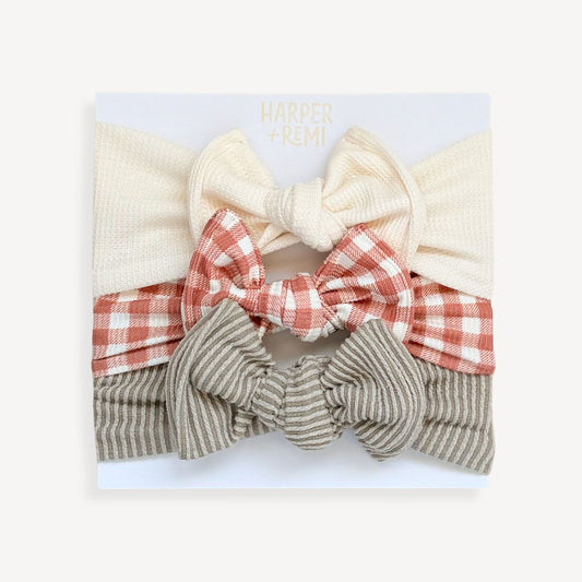 Strawberry Sands | Summer Baby Bow Bundle