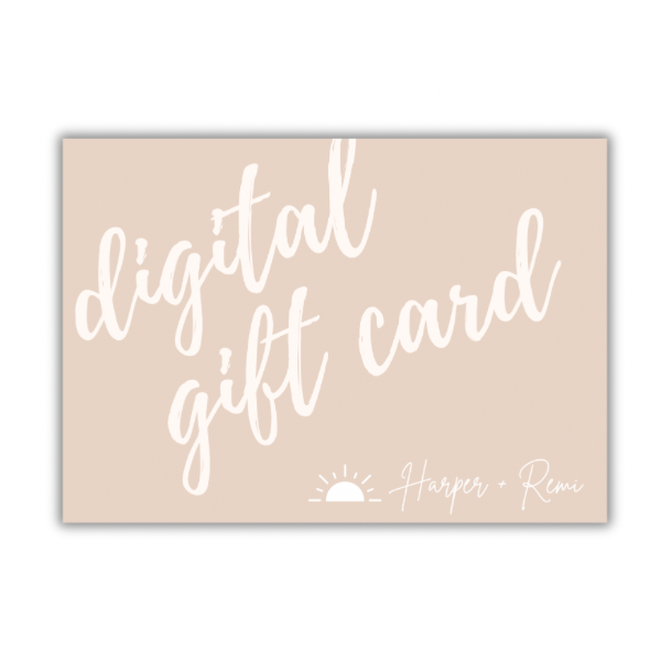 Digital Gift card