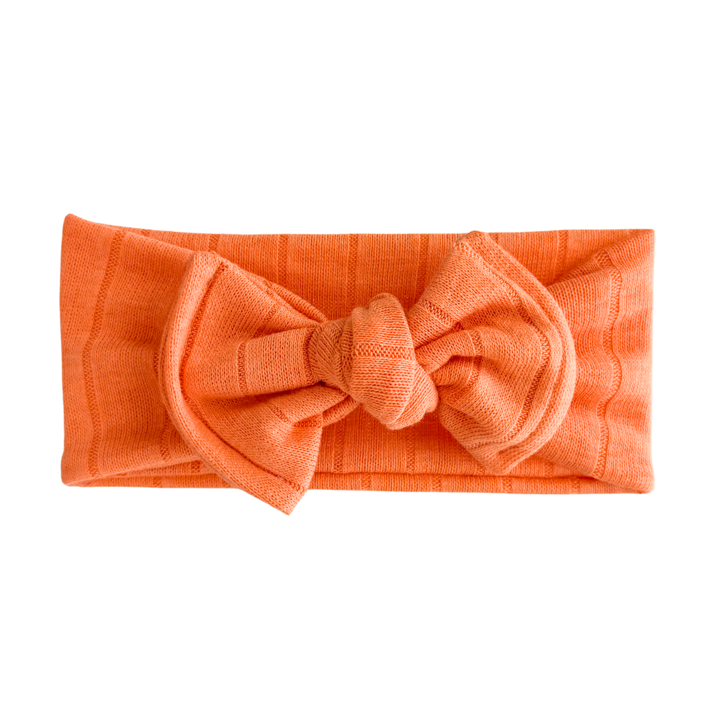 Apricot | Lightweight Sweater Ribbed Baby Headband