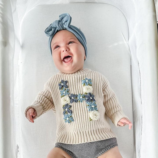 Solid Blue Basics | Waffle Top Knot Bundle