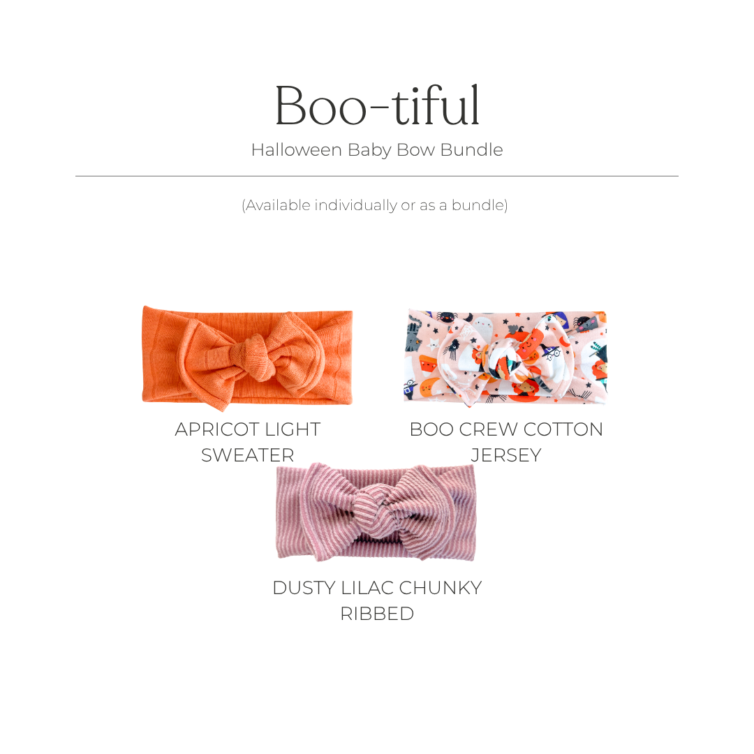 Boo-tiful | Halloween Baby Bow Bundle