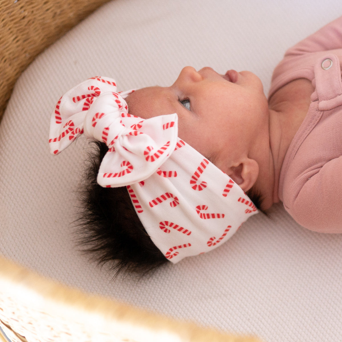 Candy Cane Christmas Baby Headband