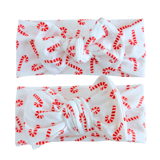 Candy Cane Christmas Baby Headband