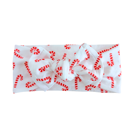 Candy Cane Christmas Baby Headband