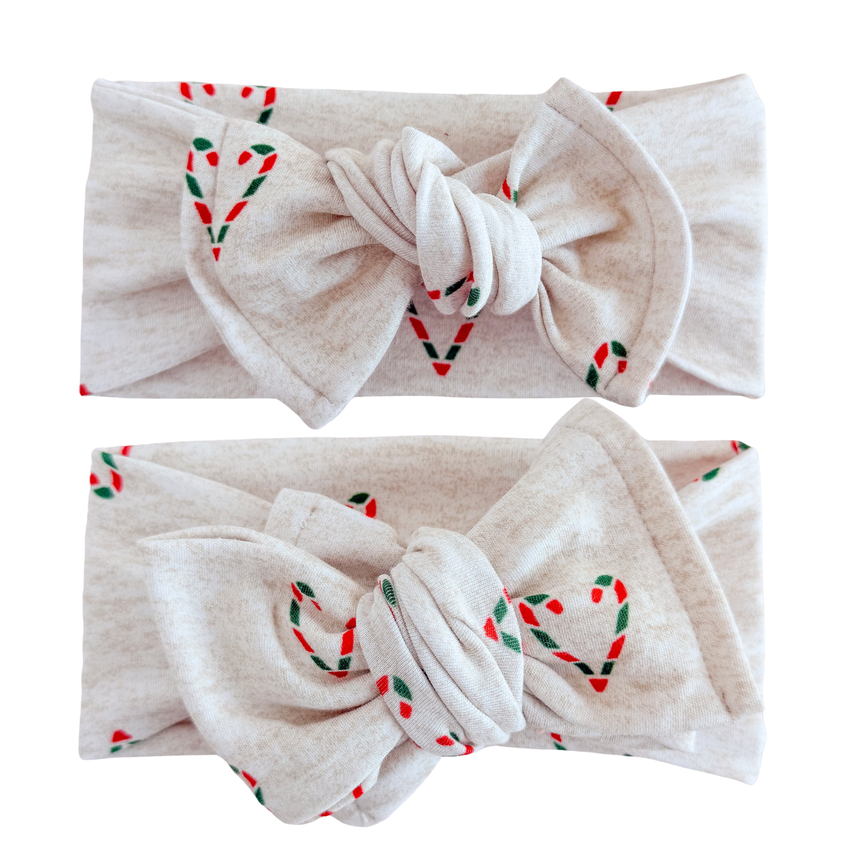 Candy Cane Hearts Christmas Baby Headband