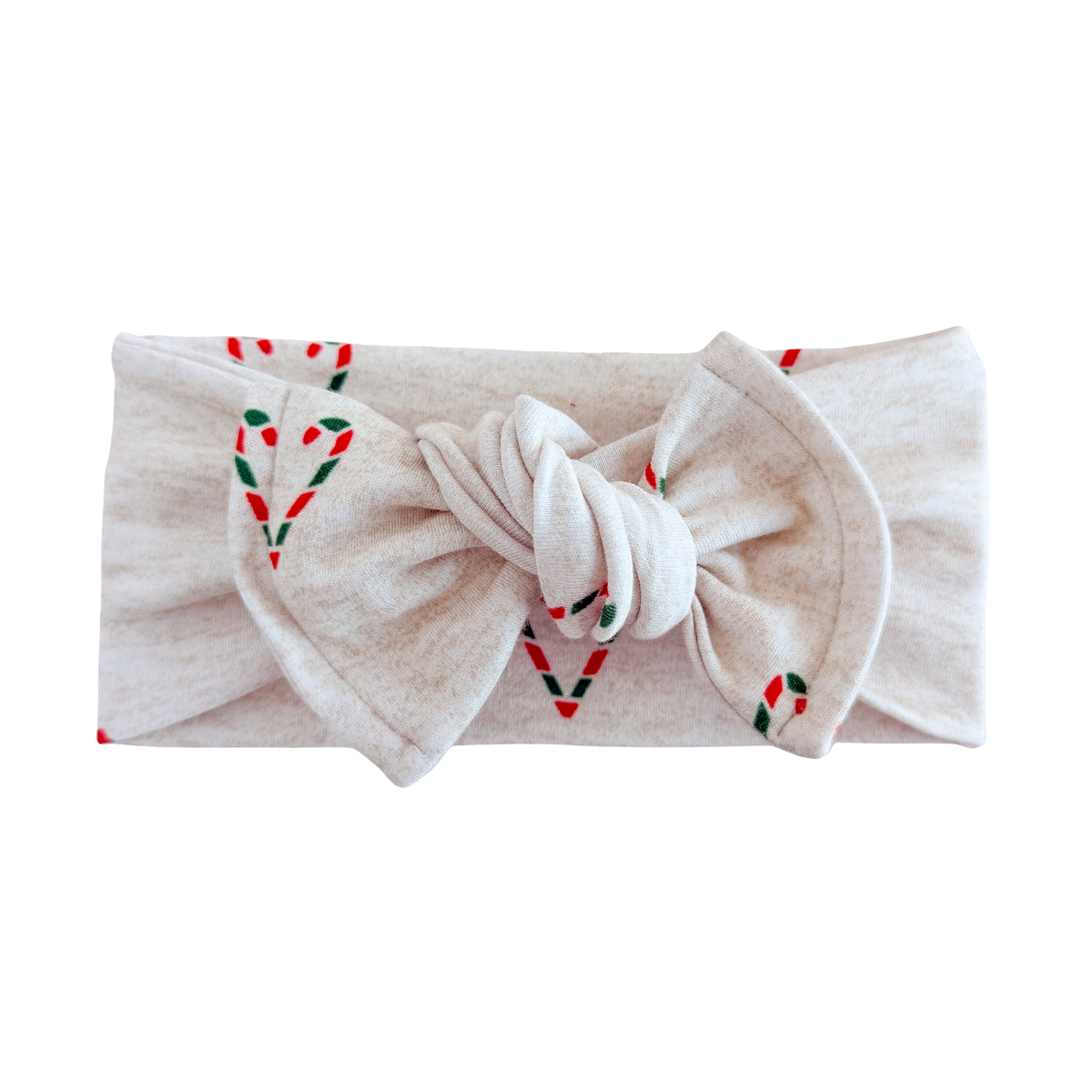 Candy Cane Hearts Christmas Baby Headband