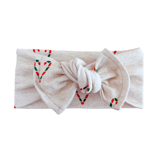 Candy Cane Hearts Christmas Baby Headband