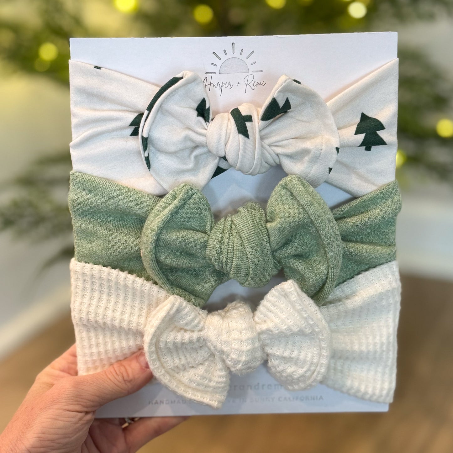 Holiday Top Knot Bundle | Christmas Trees