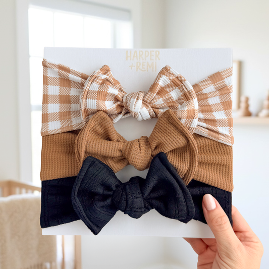 Cozy Season | Fall Baby Bow Bundle