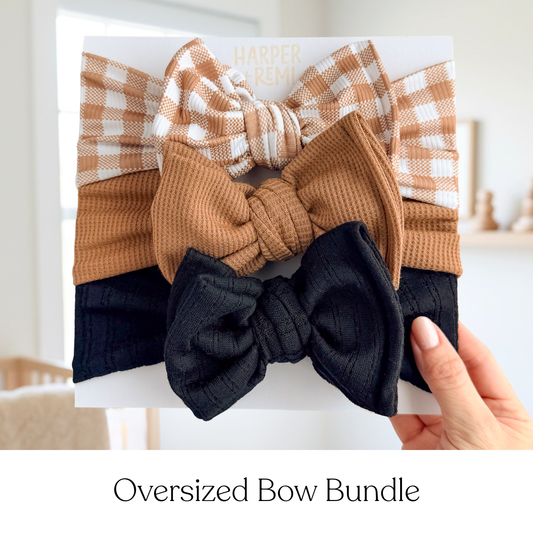 Cozy Season | Fall Baby Bow Bundle