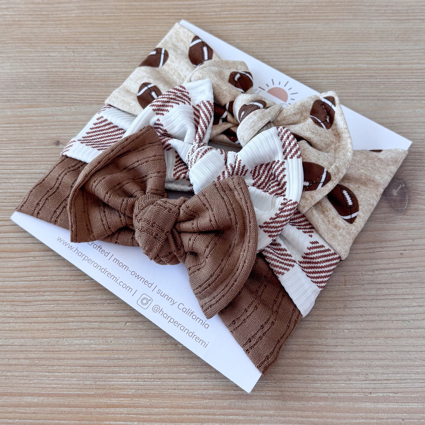 Game Day 🏈 Cutie | Fall Football Bow Bundle