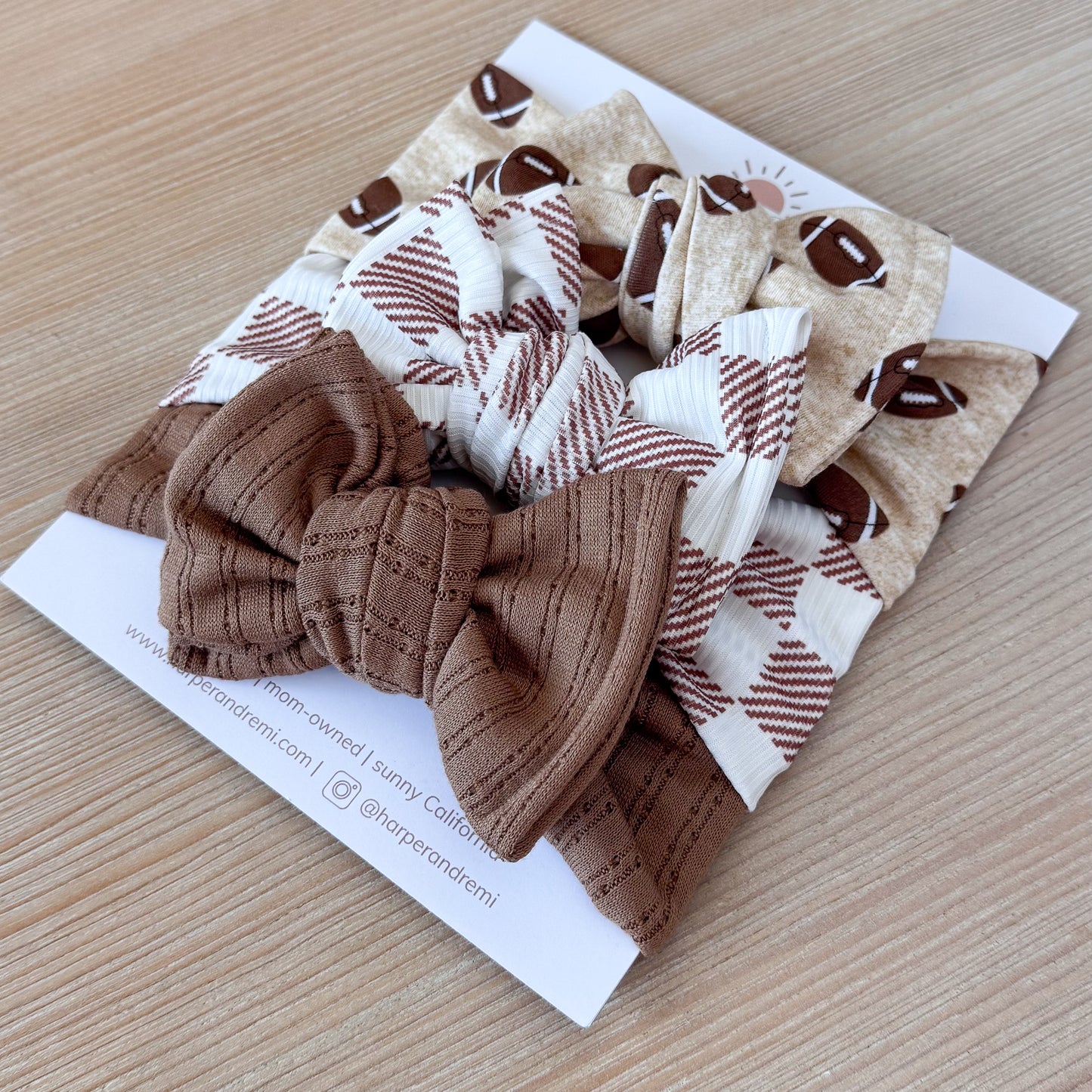 Game Day 🏈 Cutie | Fall Football Bow Bundle