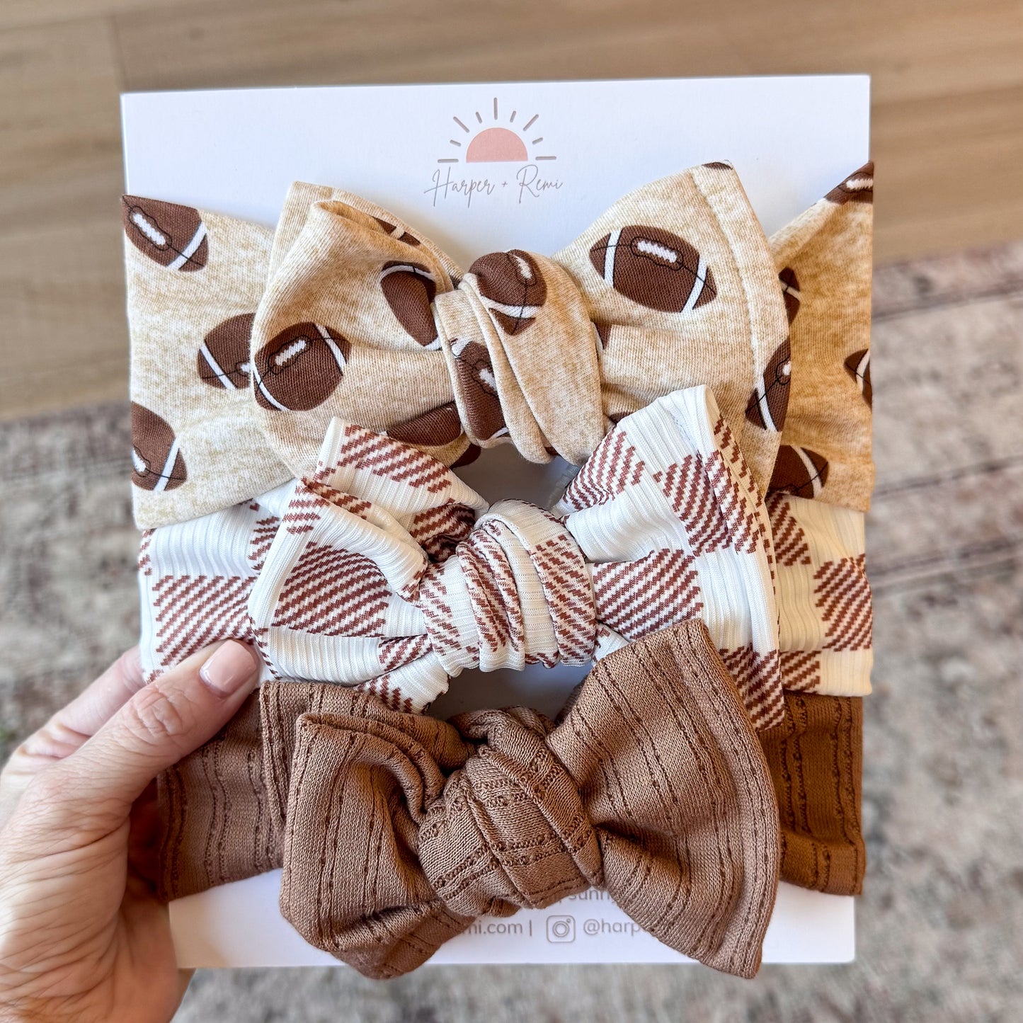 Game Day 🏈 Cutie | Fall Football Bow Bundle