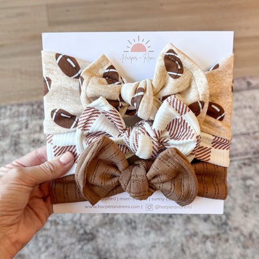 Game Day 🏈 Cutie | Fall Football Bow Bundle