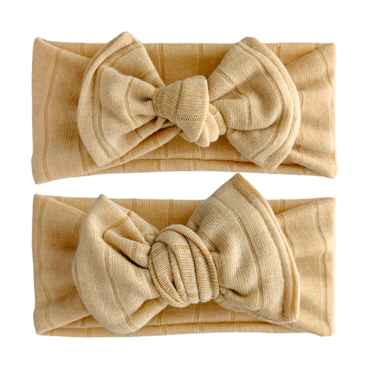 Honey | Lightweight Sweater Ribbed Baby Headband