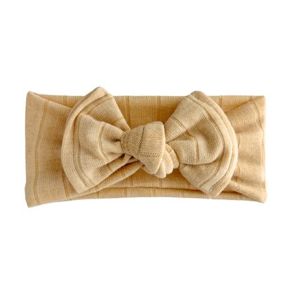 Honey | Lightweight Sweater Ribbed Baby Headband