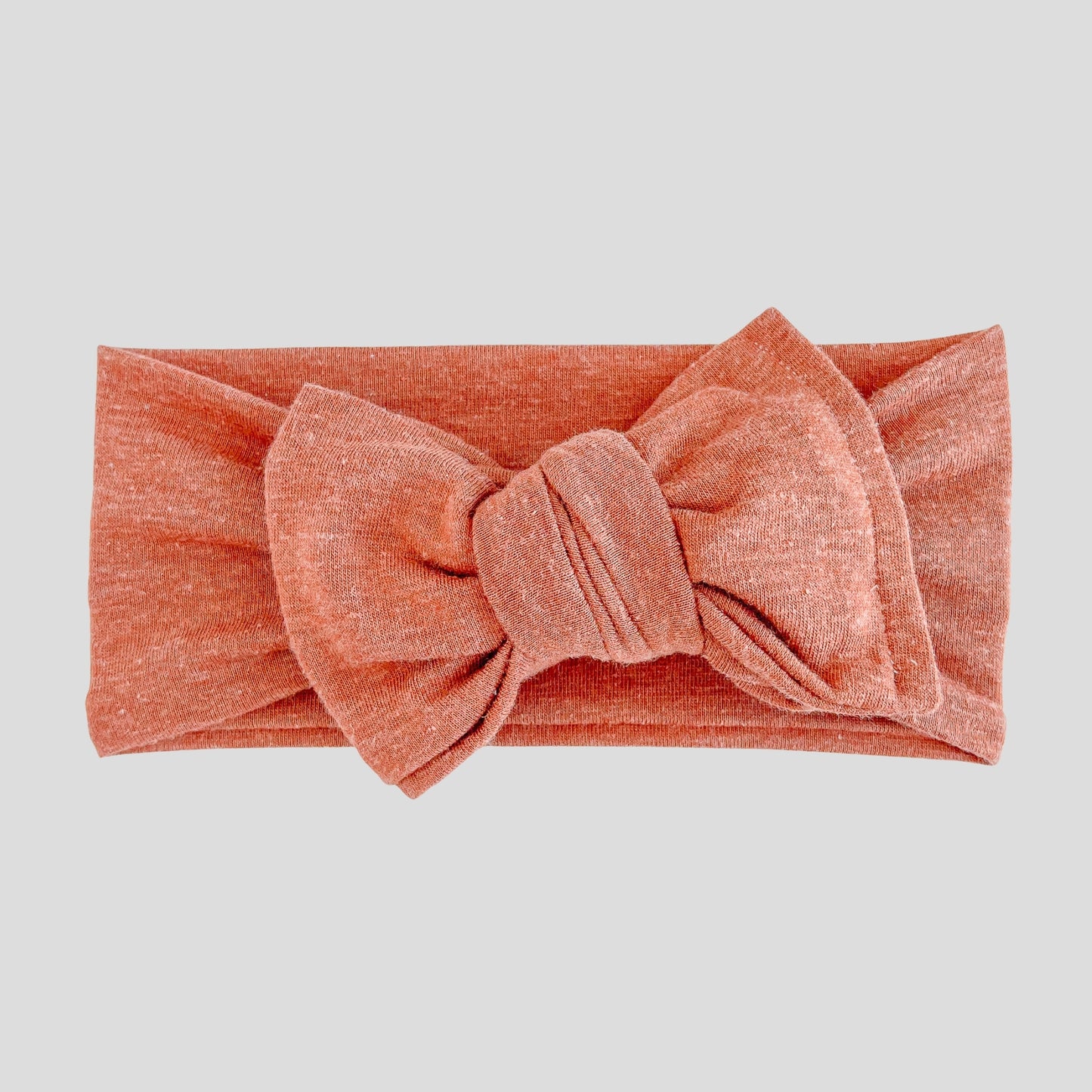 Burnt Orange Distressed Cotton Baby Headband