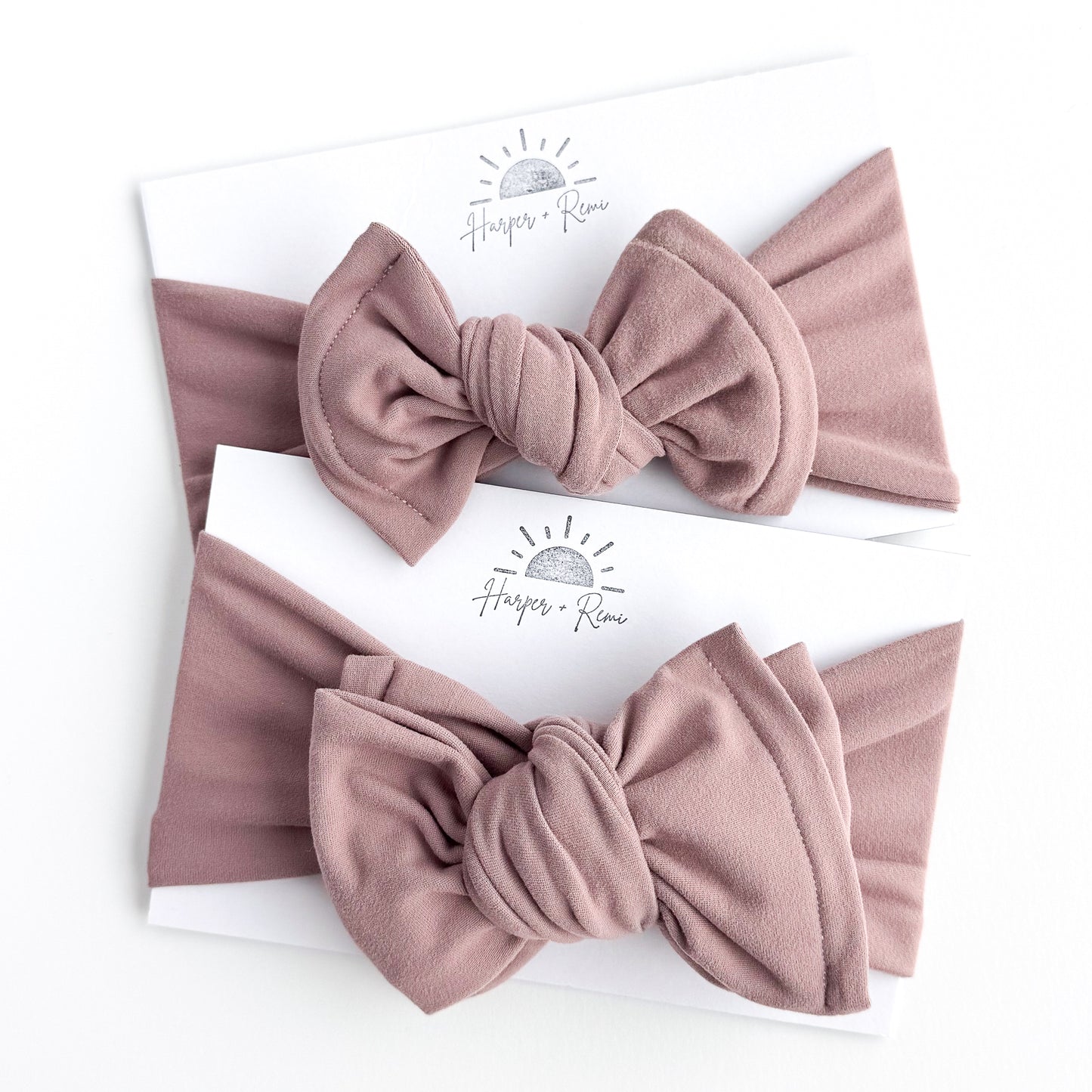Dusty Purple Brushed Baby Headband