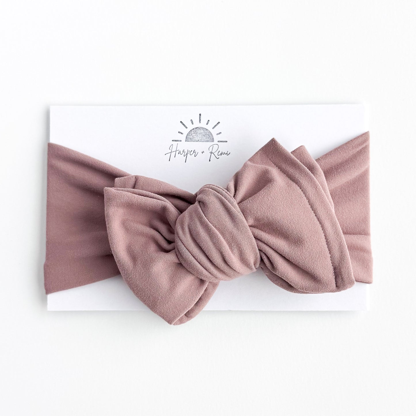 Dusty Purple Brushed Baby Headband