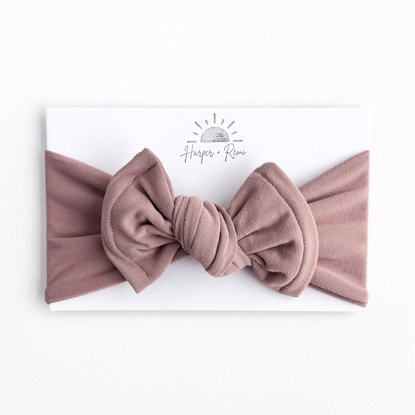 Dusty Purple Brushed Baby Headband