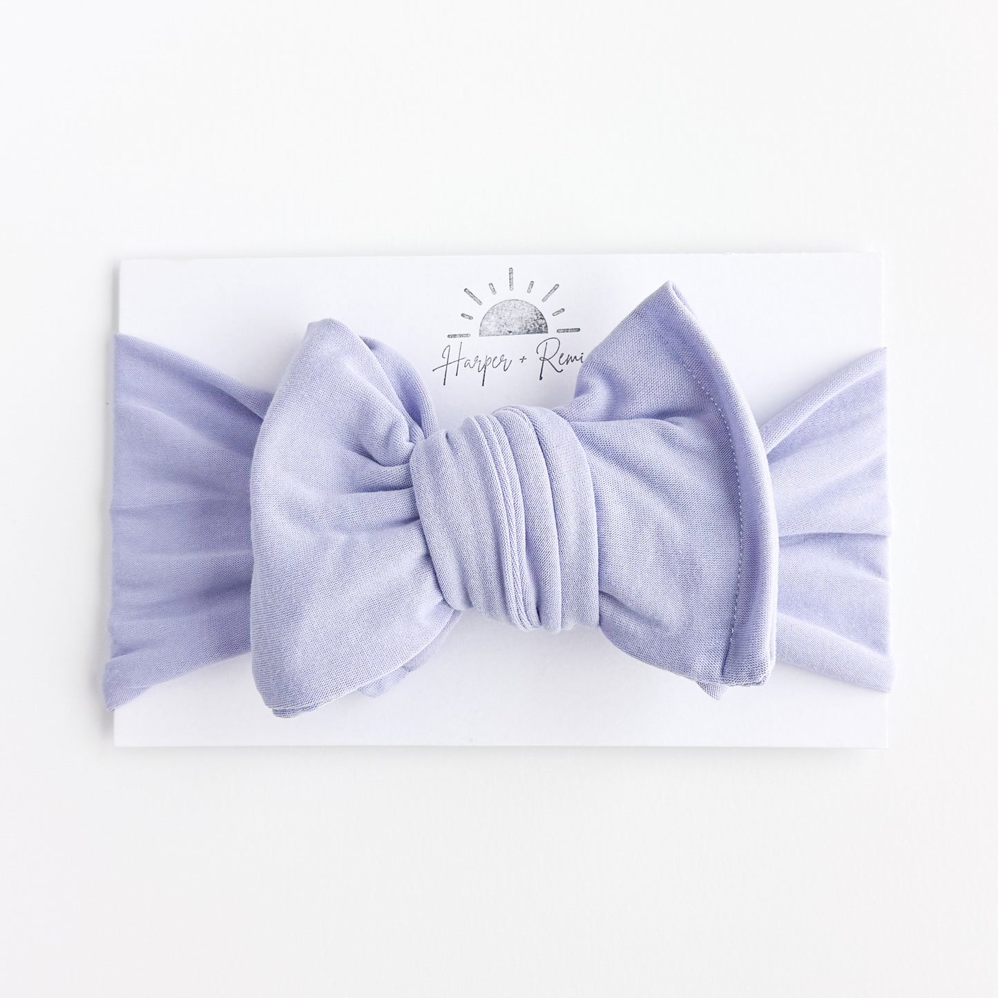 Lavender Jersey Baby Headband