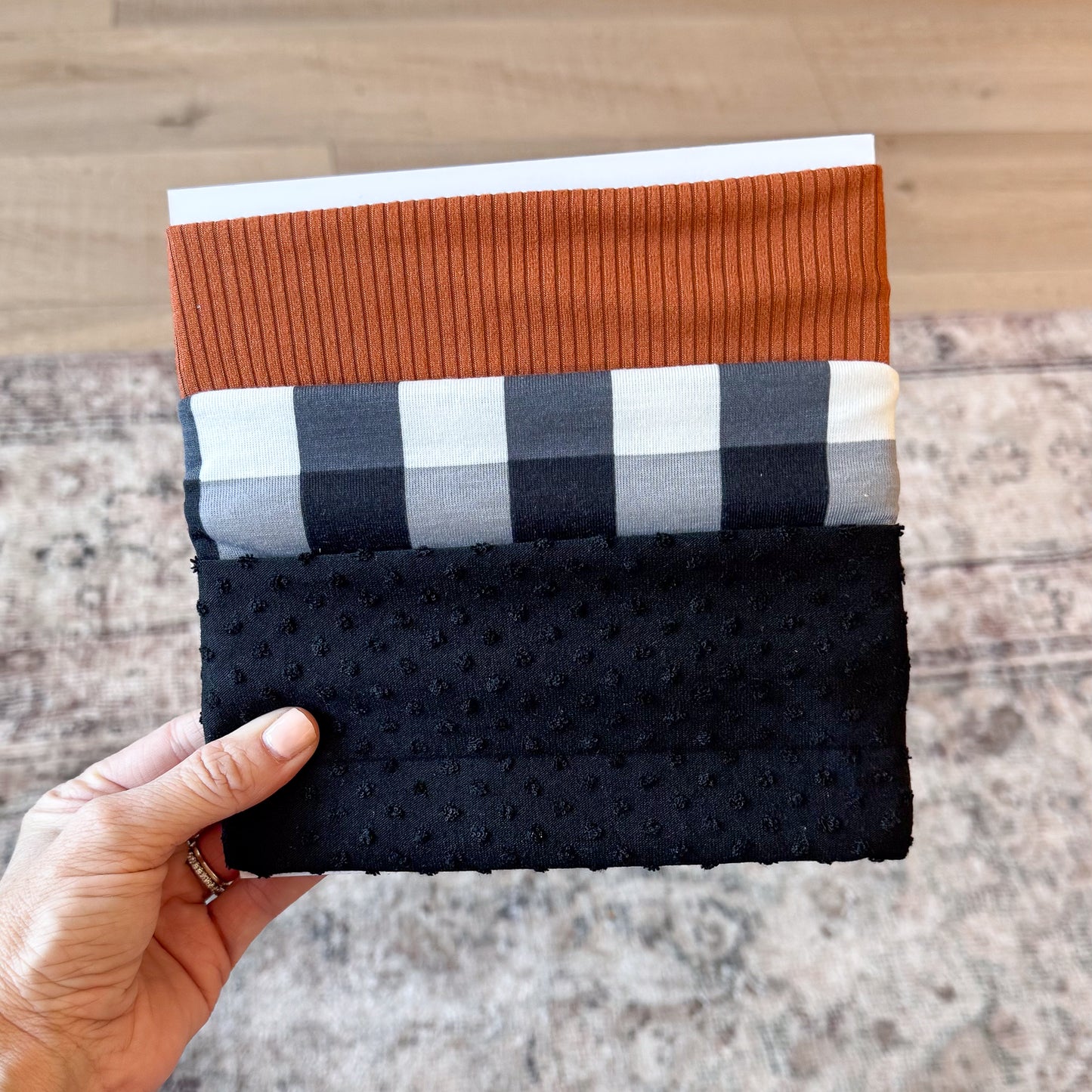 Spice & Buffalo Check | Fall Baby Bow Bundle