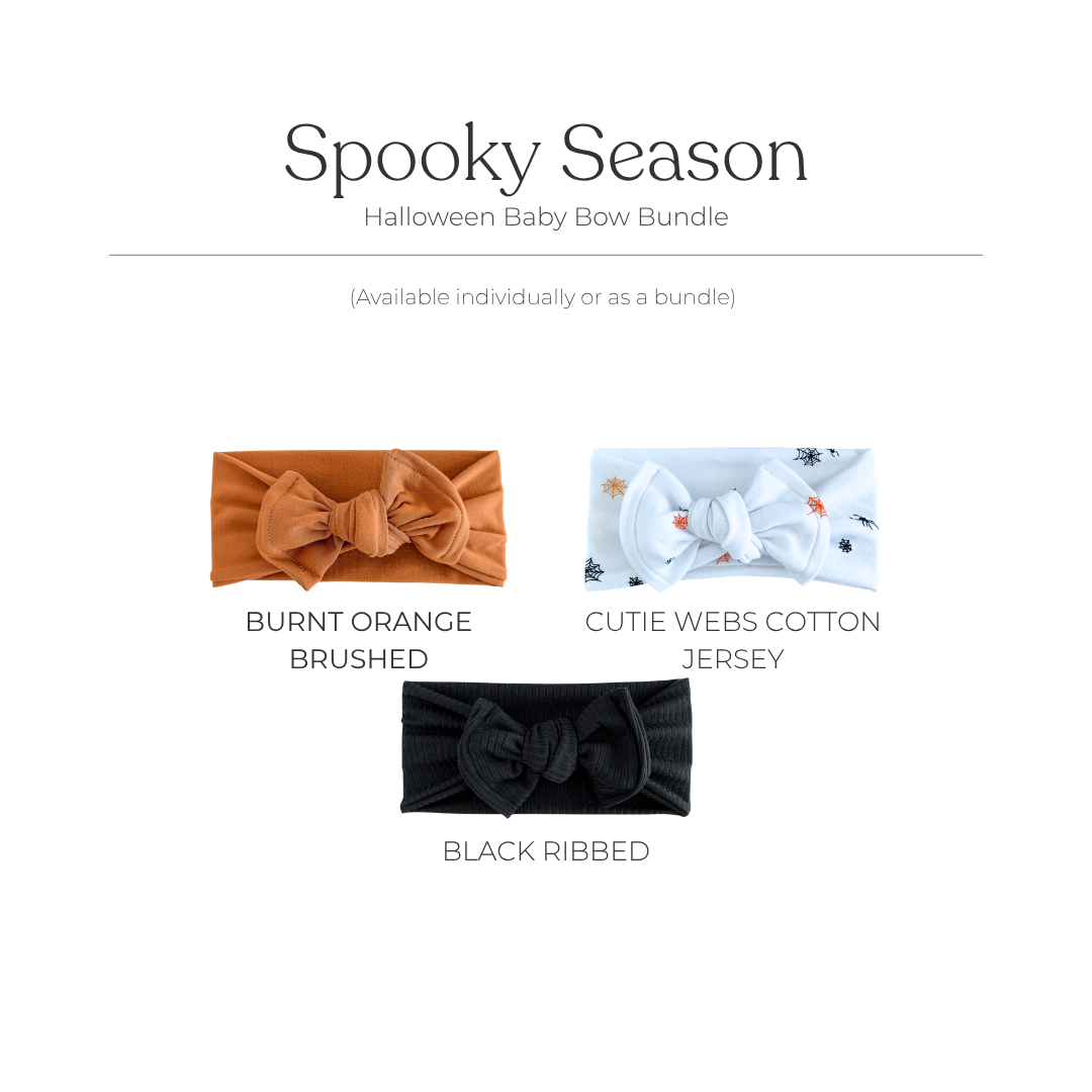 Spooky Season | Halloween Baby Bow Bundle
