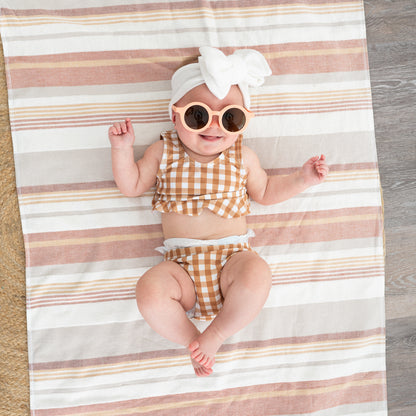Ivory Terry Cloth Baby Headband