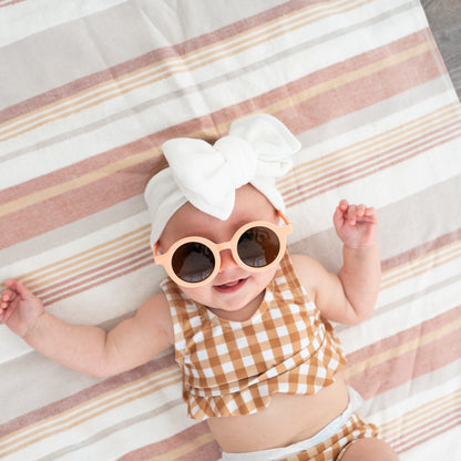 Ivory Terry Cloth Baby Headband
