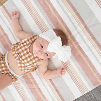 Ivory Terry Cloth Baby Headband