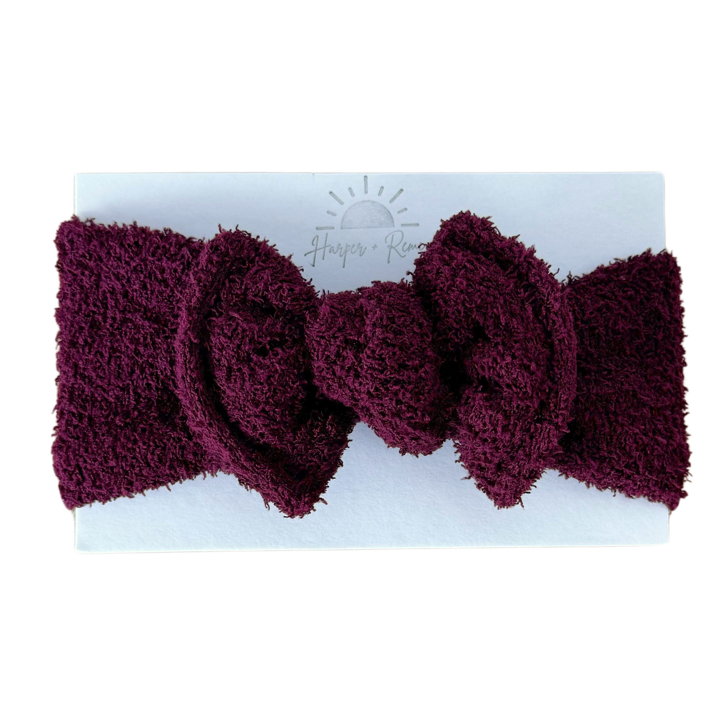 Mulberry Teddy Bear | Boucle Top Knot