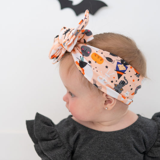Trick-or-Treat Halloween Baby Headband