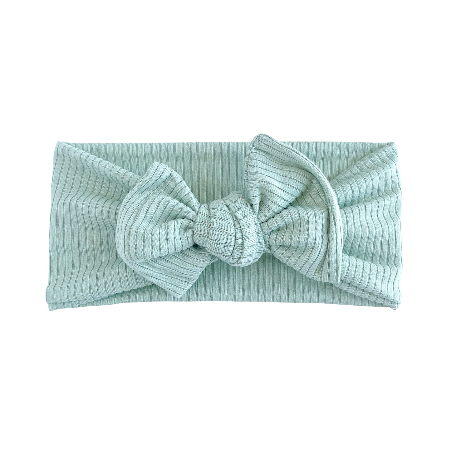 Aqua Ribbed Baby Headband