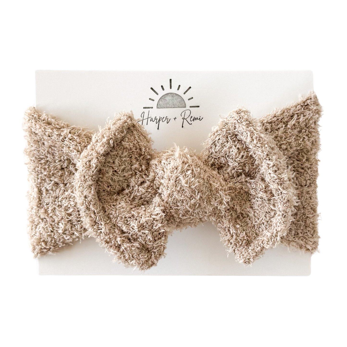 Brown Teddy Bear | Boucle Top Knot