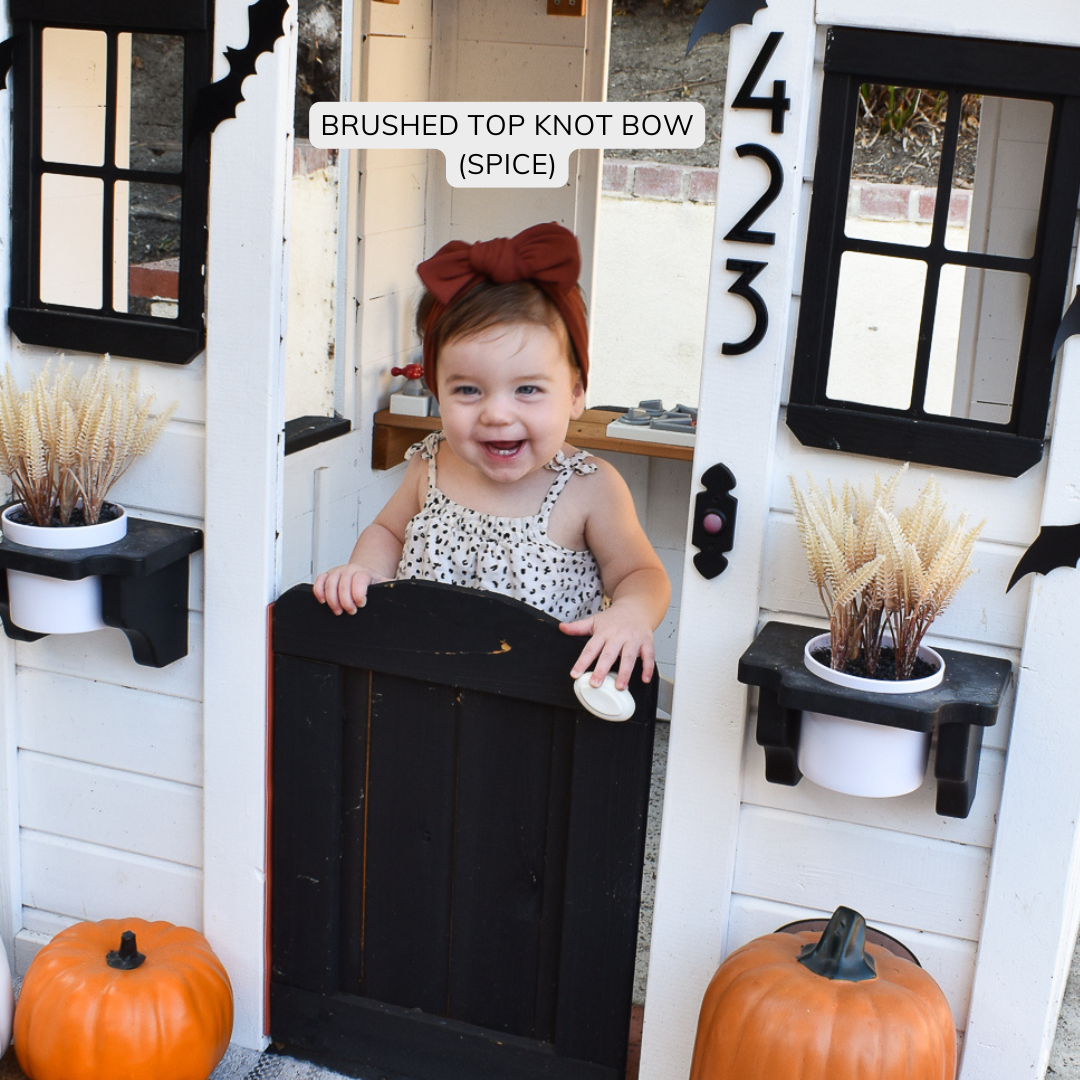 Pumpkin Spice Brushed Baby Headband