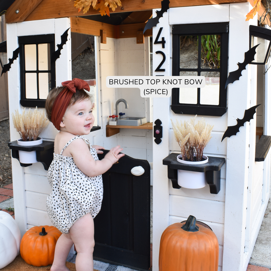 Pumpkin Spice Brushed Baby Headband