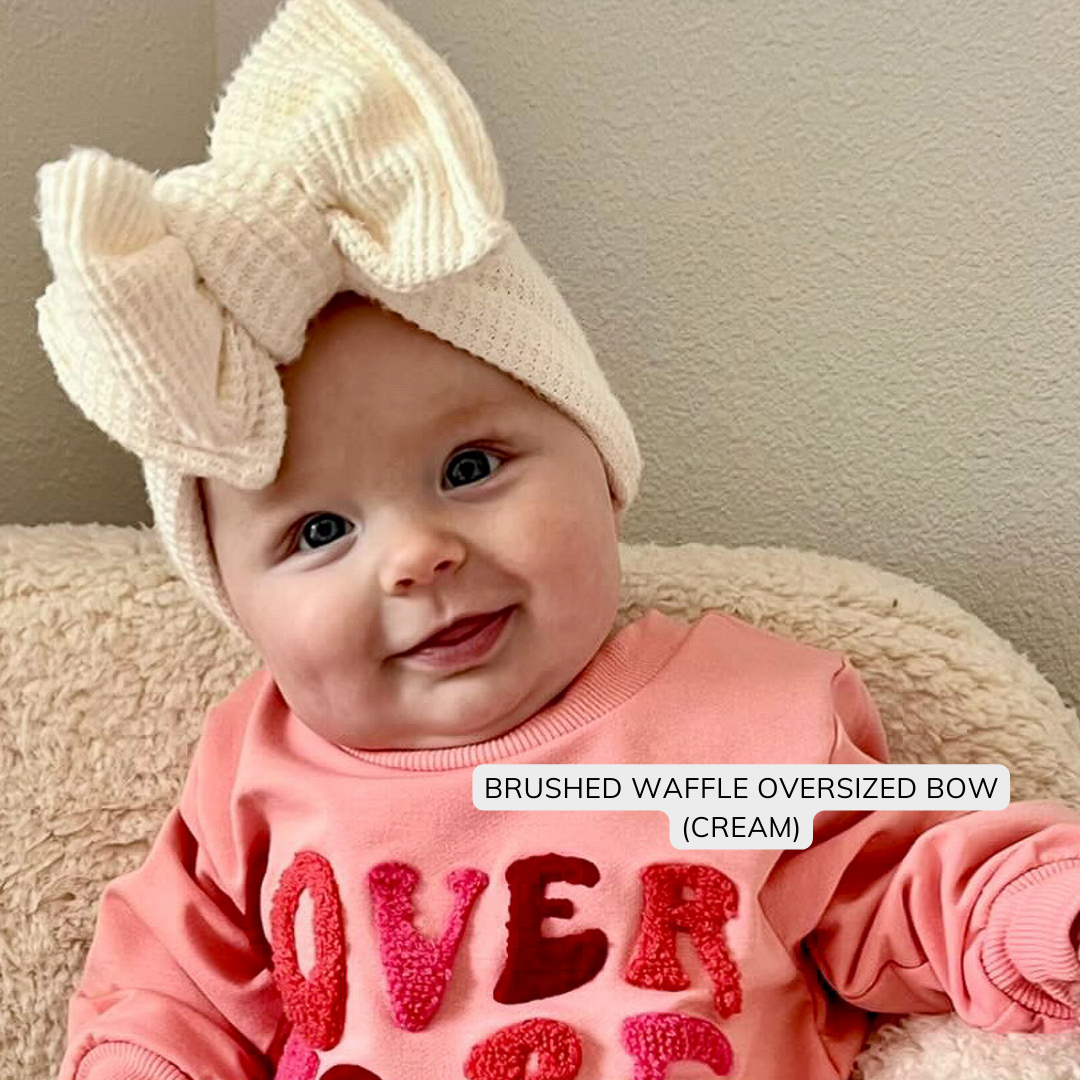 Classic Christmas | Solid Baby Bow Bundle (Brushed Waffle Basics)