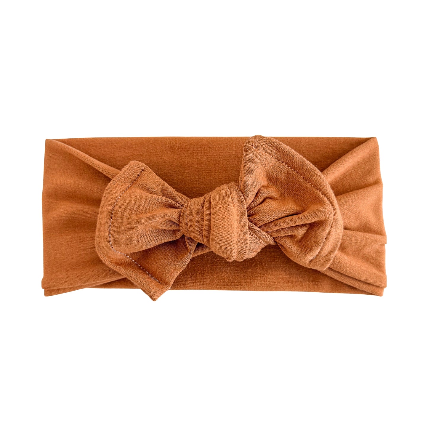 Burnt Orange Brushed Baby Headband