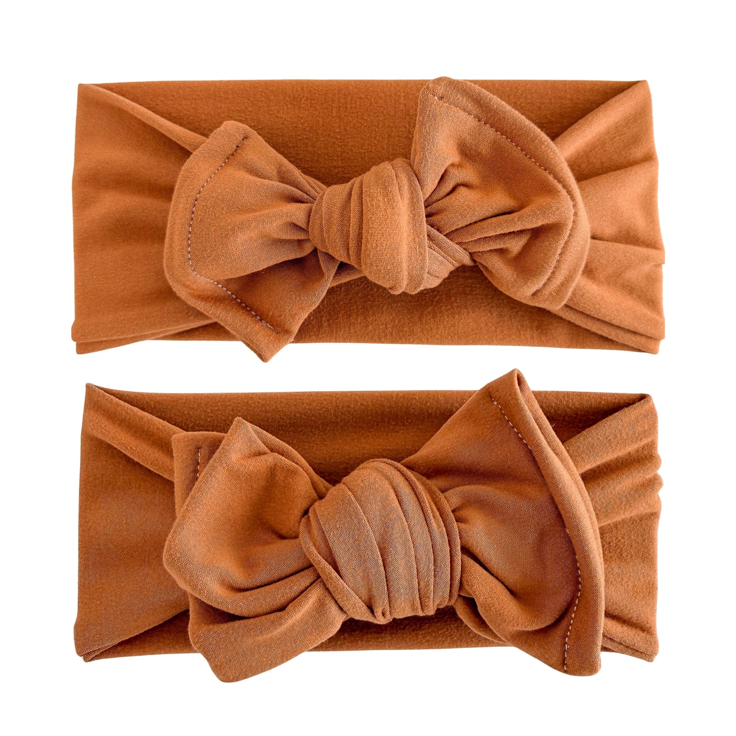 Burnt Orange Brushed Baby Headband