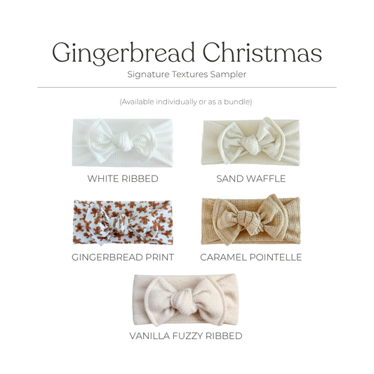 Gingerbread Christmas Signature Textures Sampler
