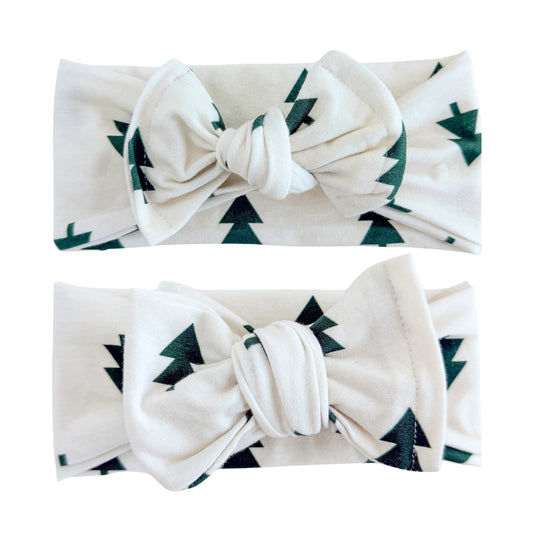 Evergreen 🌲 Magic | Minimalist Christmas Tree Baby Headband