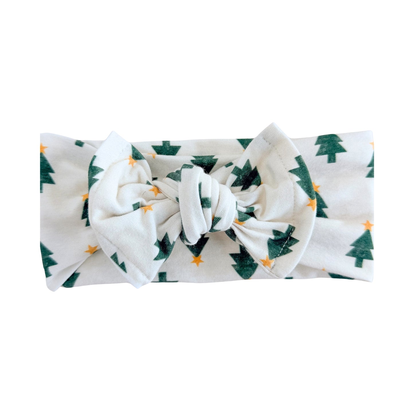 Twinkle 🌟 Trees | Holiday Cotton Baby Headband (Small Print)
